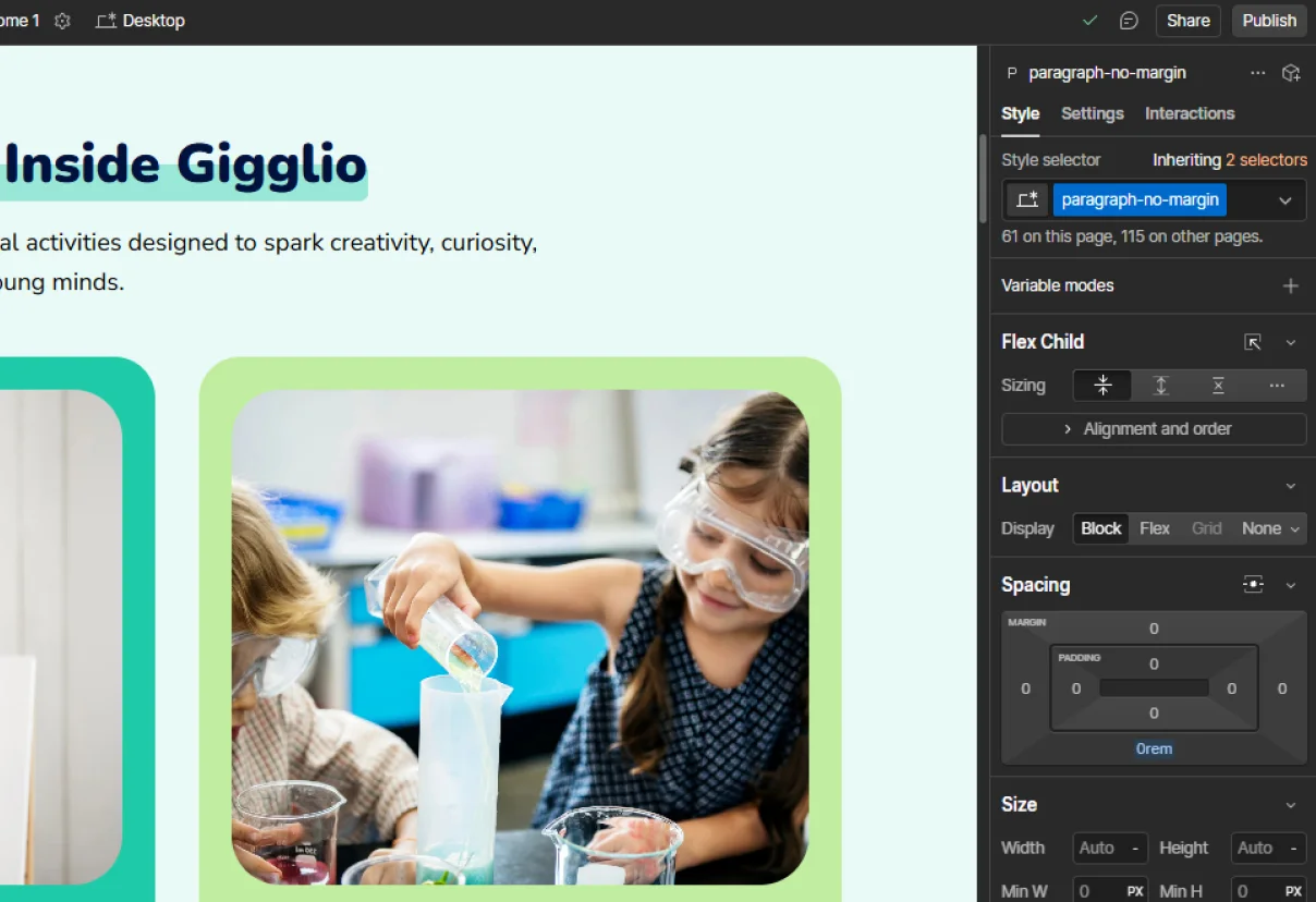 Childcare Webflow Template