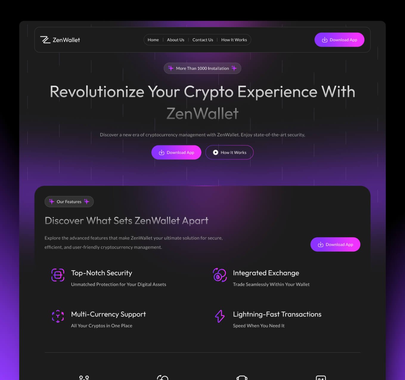 Image Of ZenWallet Project
